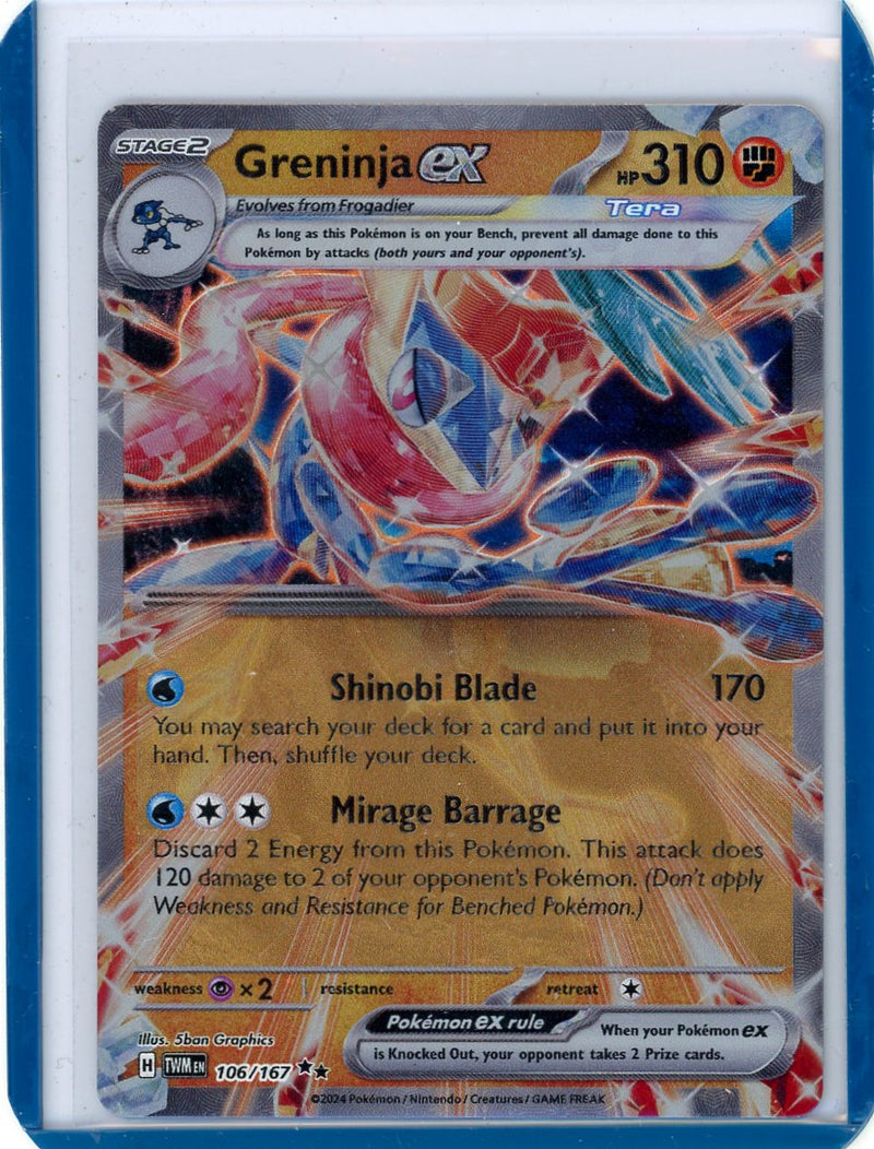 Greninja ex Pokemon Metal Promo 