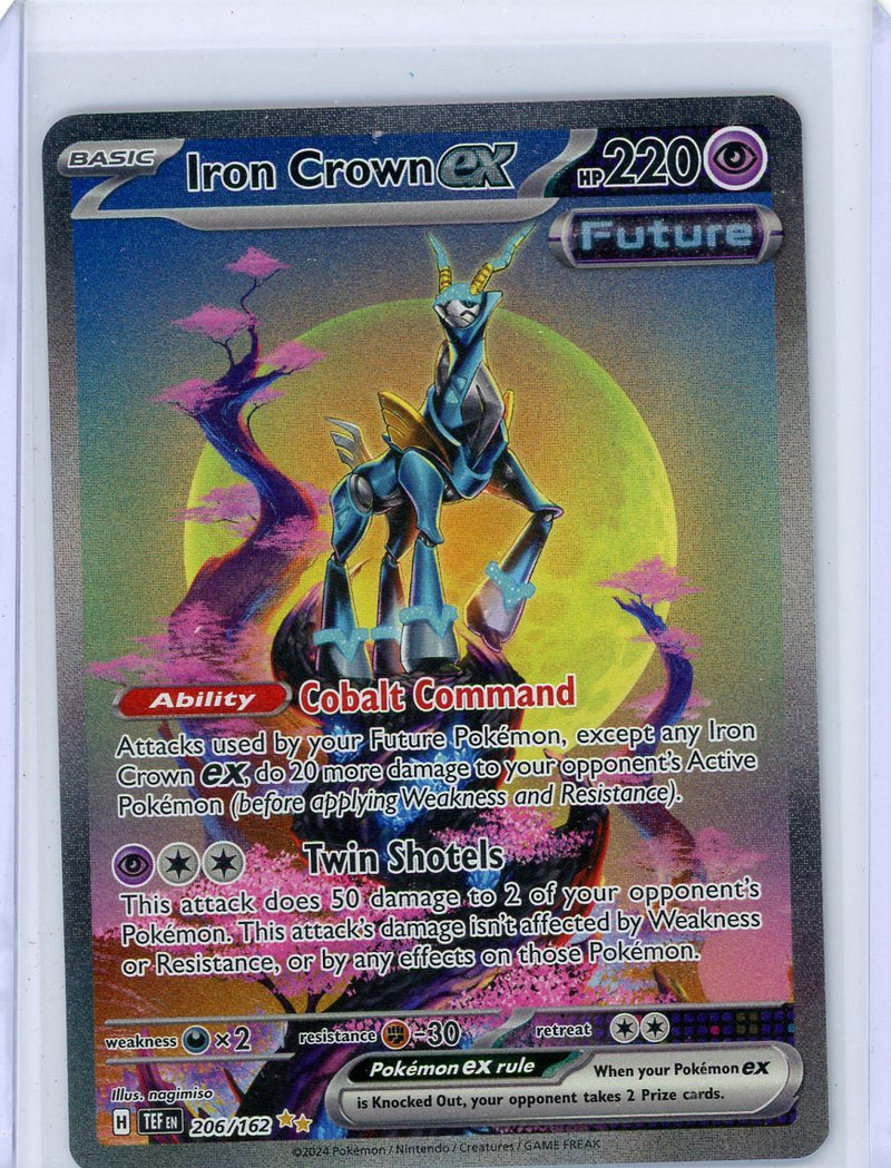 Iron Crown ex Pokémon Temporal Forces Special Illustration Rare 