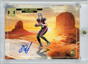 Drake London 2022 Impeccable Rookie Landscape Gold Autograph #'d 07/10 RC