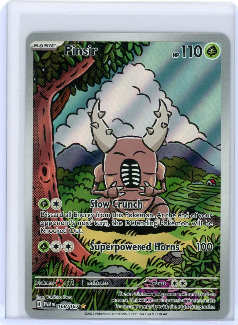 Pinsir Pokemon Twilight Masquerade Illustration Rare 