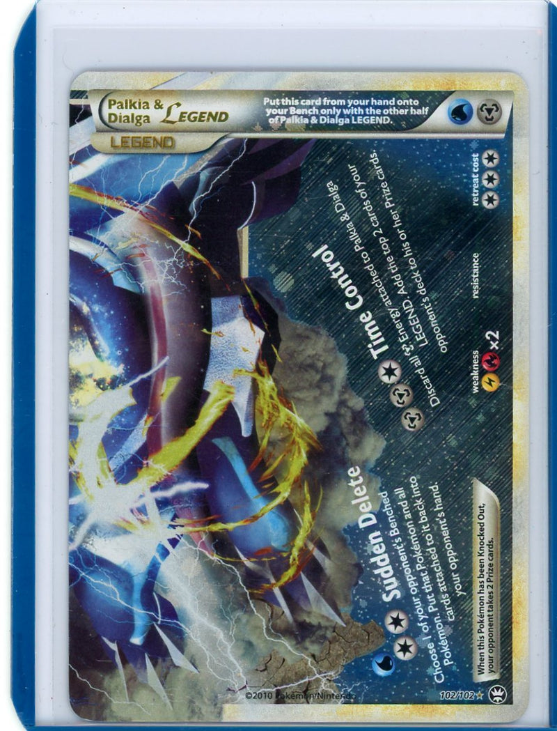 Palkia & Dialga Legend Pokemon HGSS Triumphant 