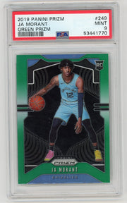 Ja Morant 2019 Panini Green Prizm PSA 9