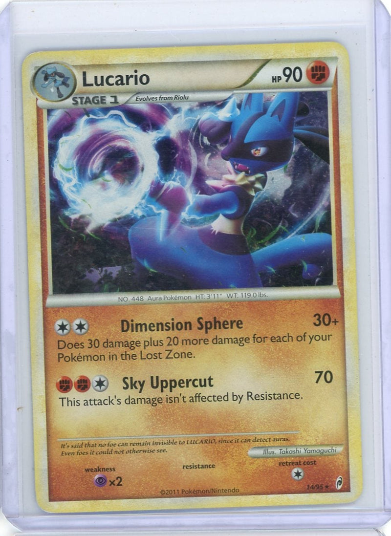 Lucario Pokémon Call of Legends Holo 