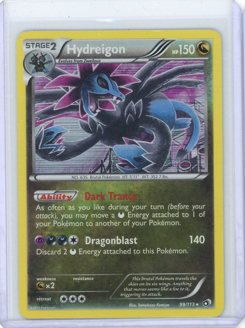 Hydreigon Pokémon Legendary Treasures Holo 