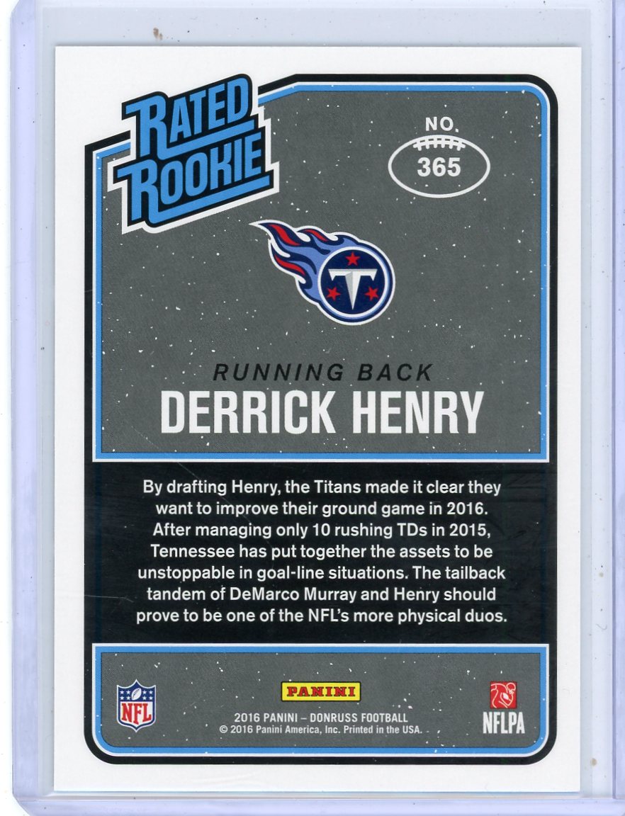 Derrick Henry 2016 Panini Donruss Rated Rookie