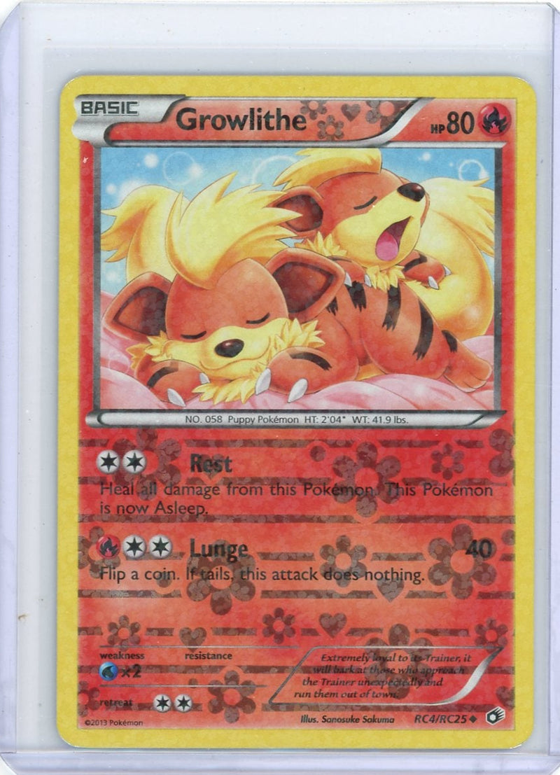 Growlithe Pokémon Legendary Treasures Radiant Collection 
