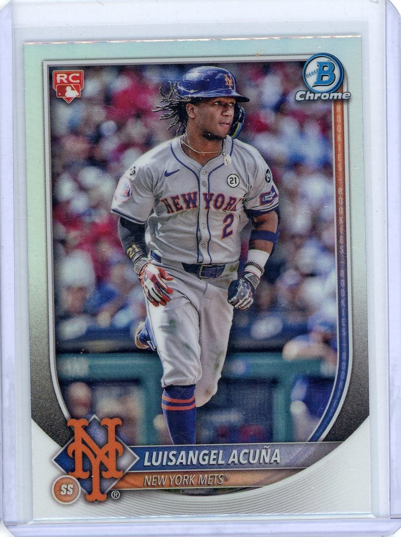 Luisangel Acuna 2025 Bowman Chrome Red Logo RC