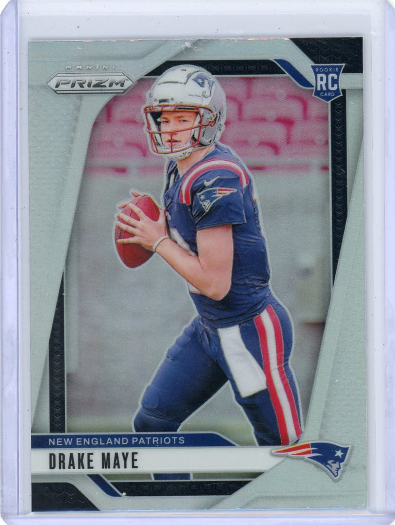 Drake Maye 2024 Panini Silver Prizm RC