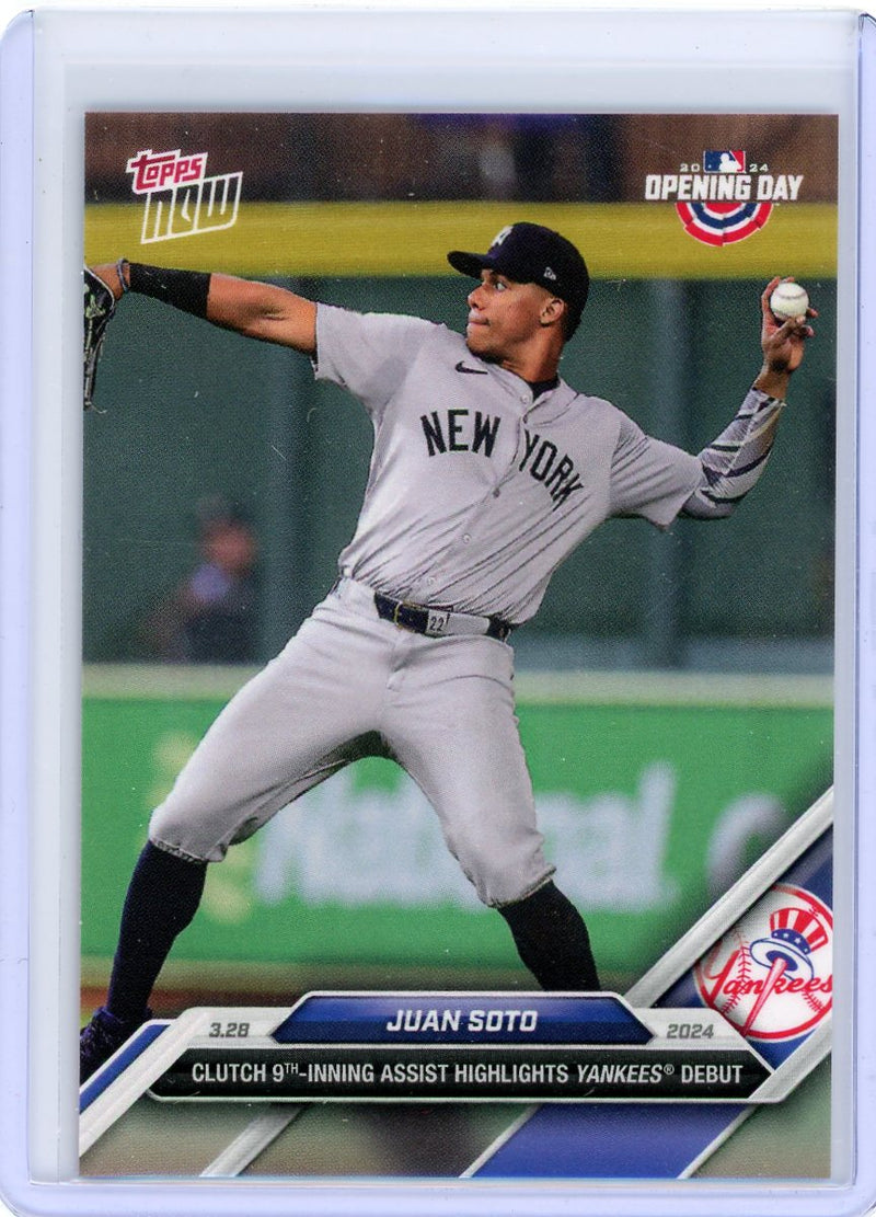 Juan Soto 2024 Topps NOW 