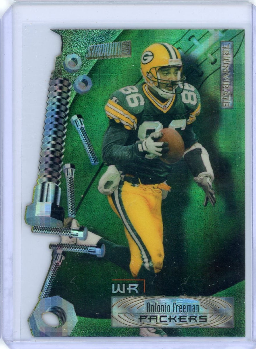 Antonio Freeman 1997 Stadium Club Triumvirate Atomic Refractor