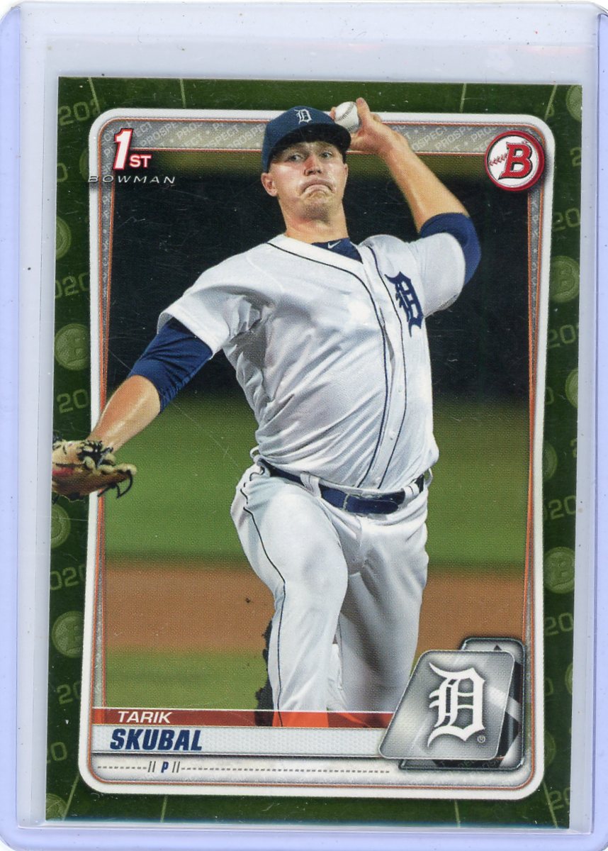 Tarik Skubal 2020 Bowman 1st Camo SP RC