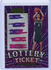 Victor Wembanyama 2023-24 Panini Contenders Lottery Ticket rookie card