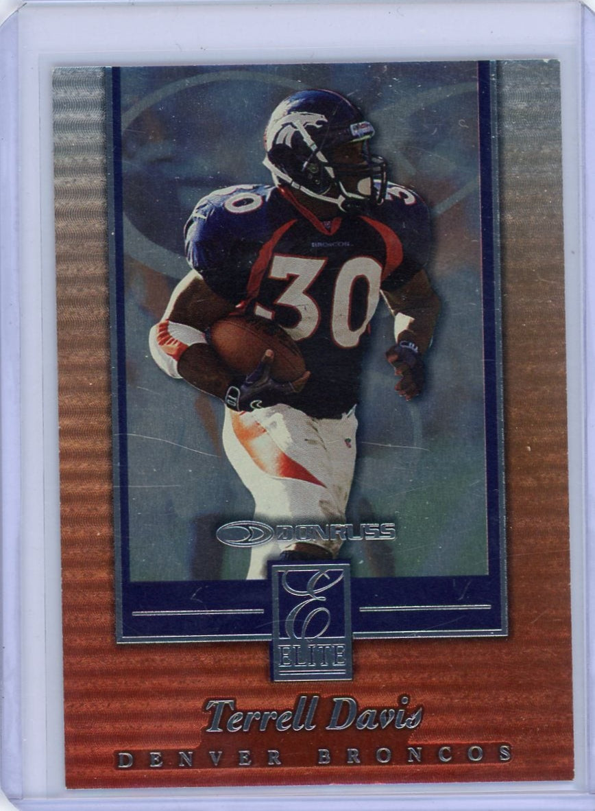 Terrell Davis 1999 Donruss Elite #'d 0338/2500