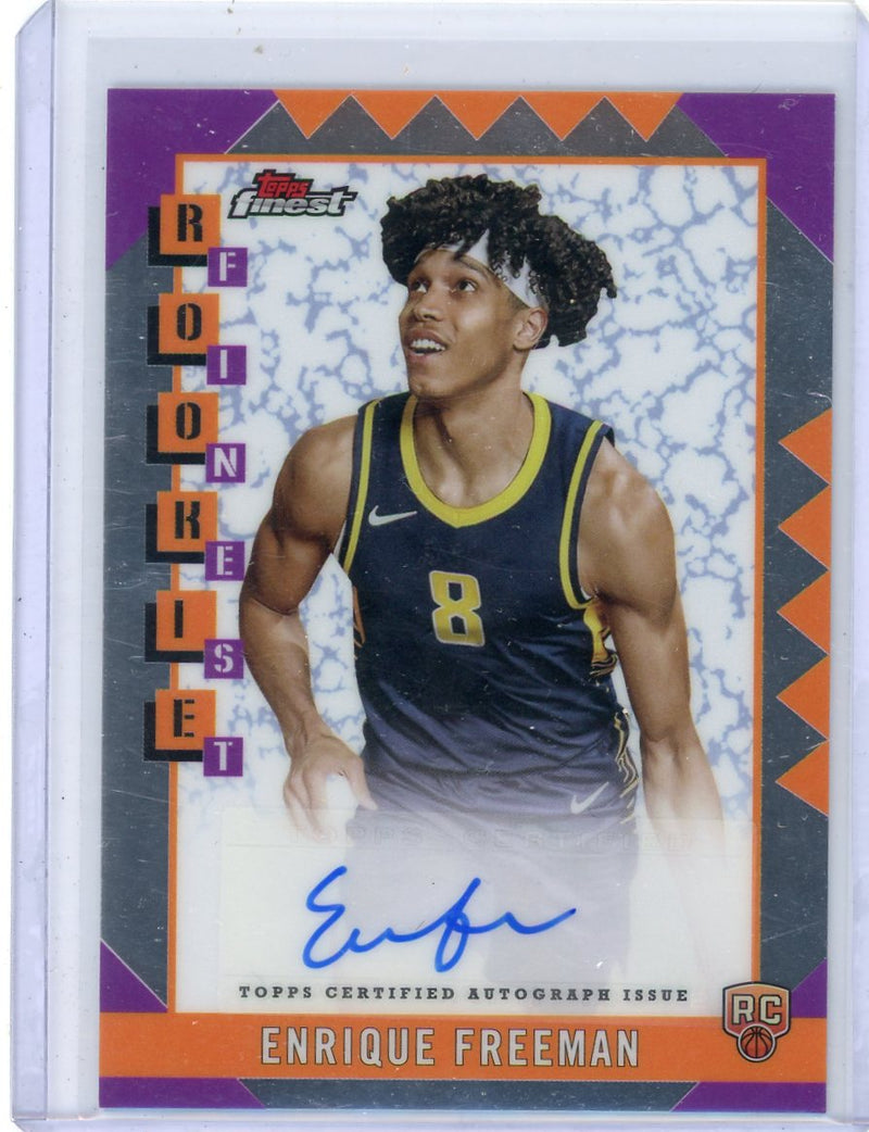 Enrique Freeman 2024-25 Topps Rookie Finest Autograph