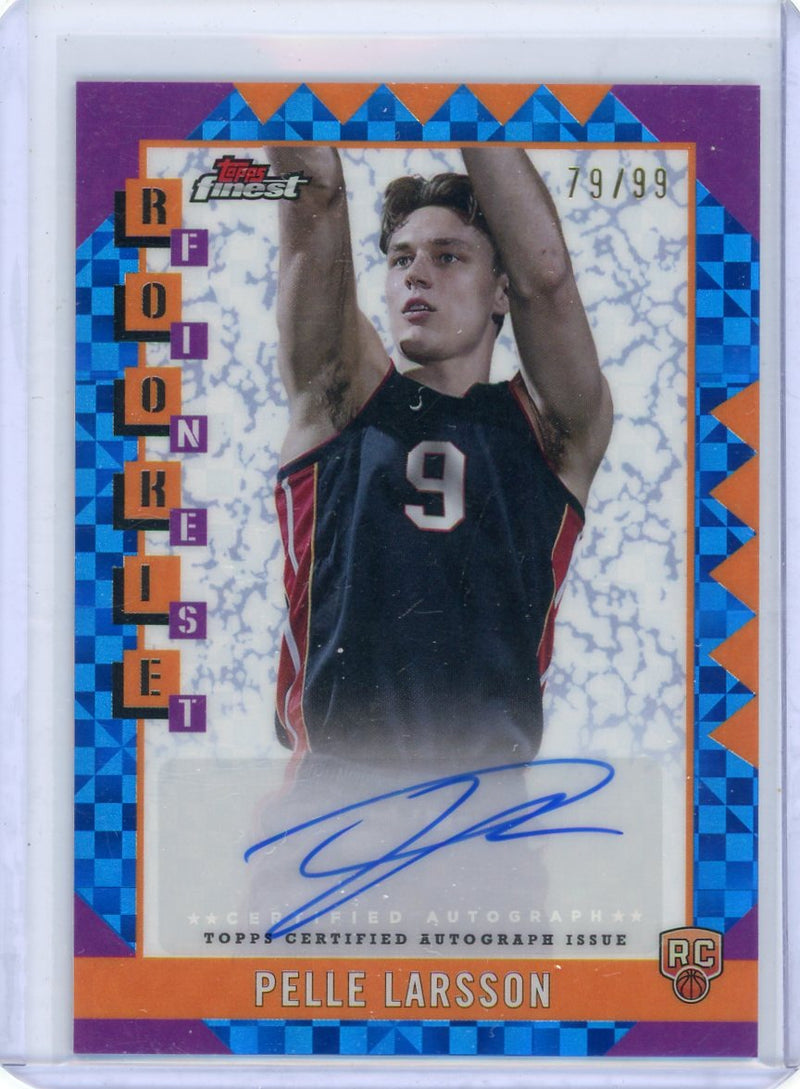 Pelle Larsson 2024-25 Topps Rookie Finest Autograph 
