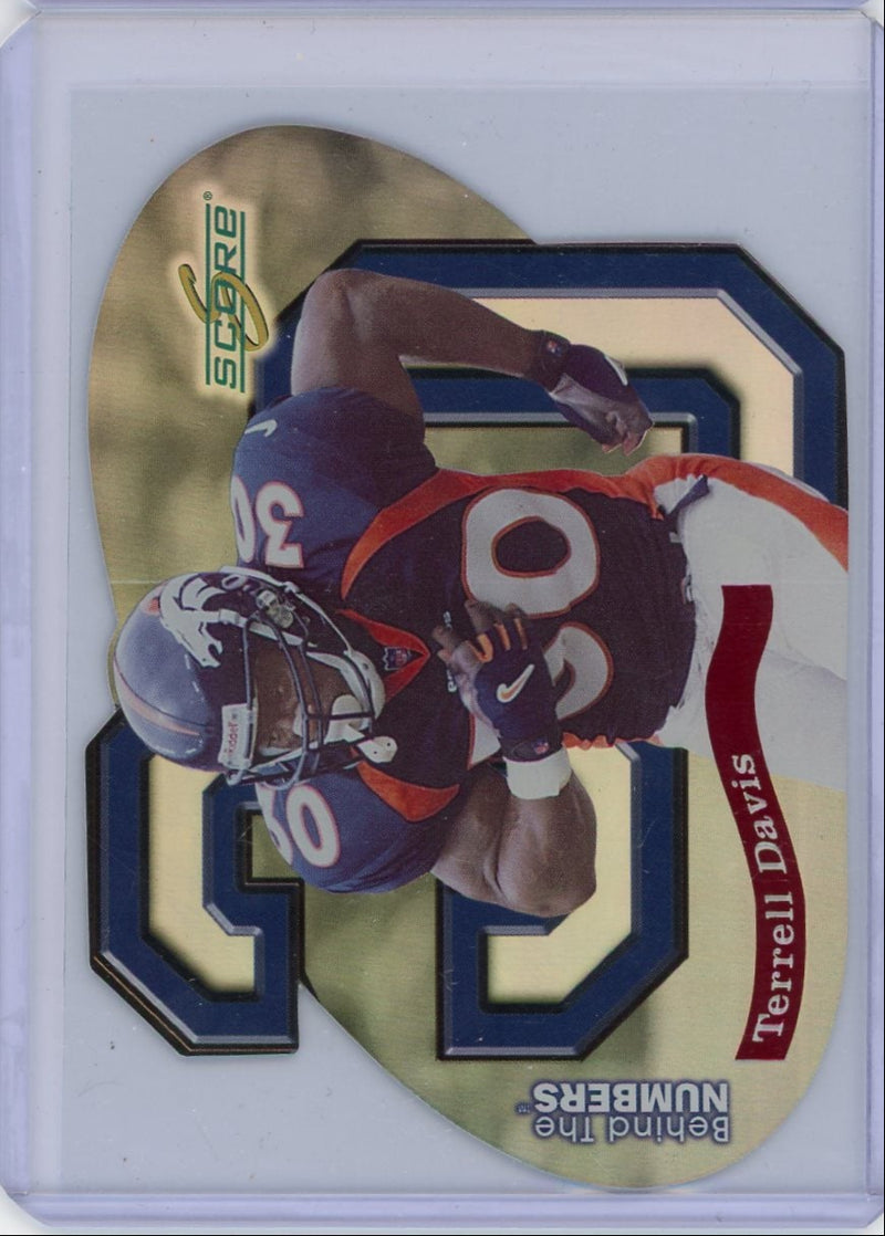 Terrell Davis 1999 Score Behind the Numbers Insert 