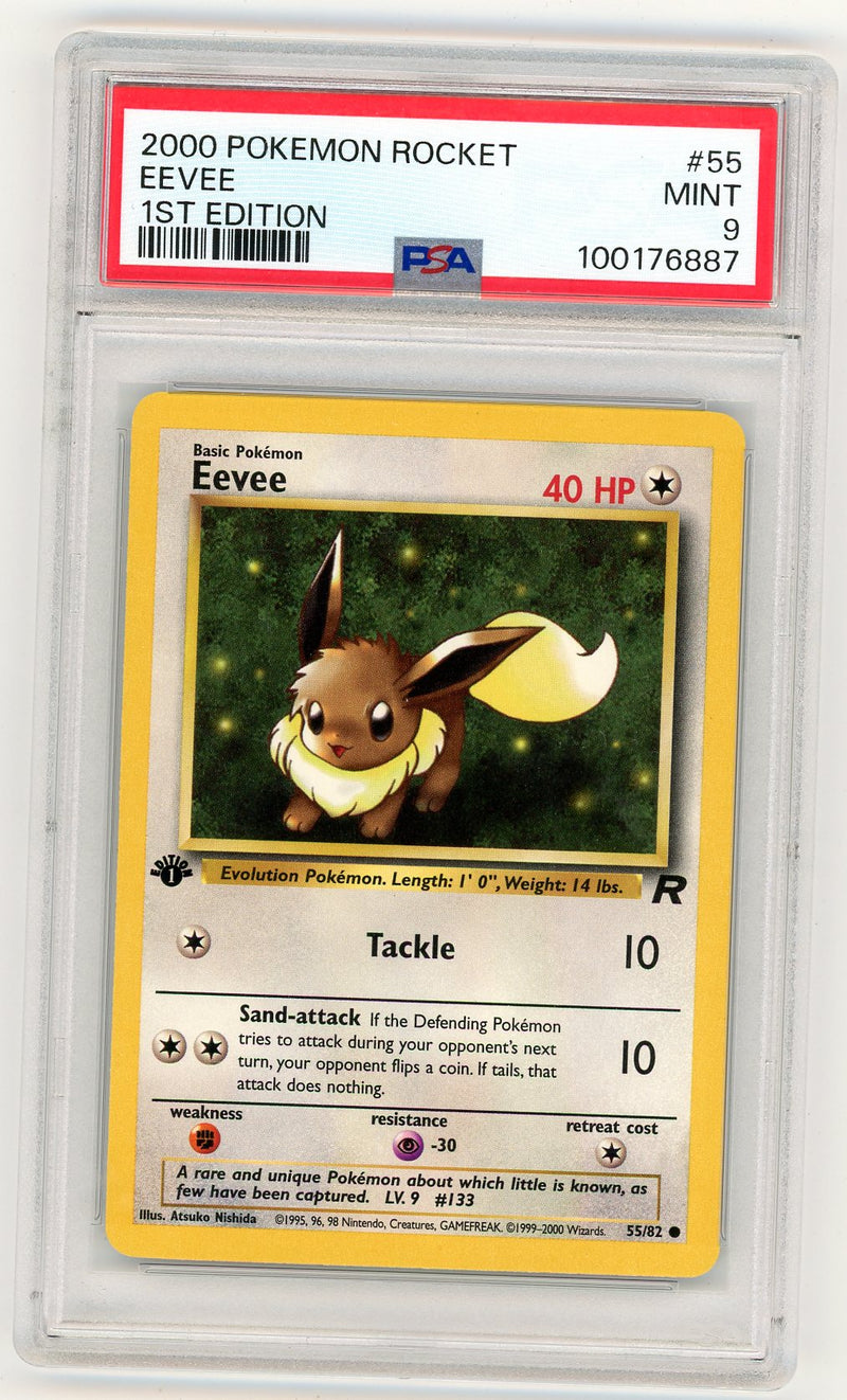 Eevee 2000 Pokemon Rocket 1st Edition 