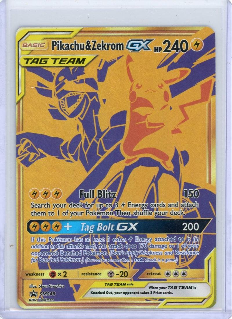 Pikachu & Zekrom GX Pokémon Black Star Promo 
