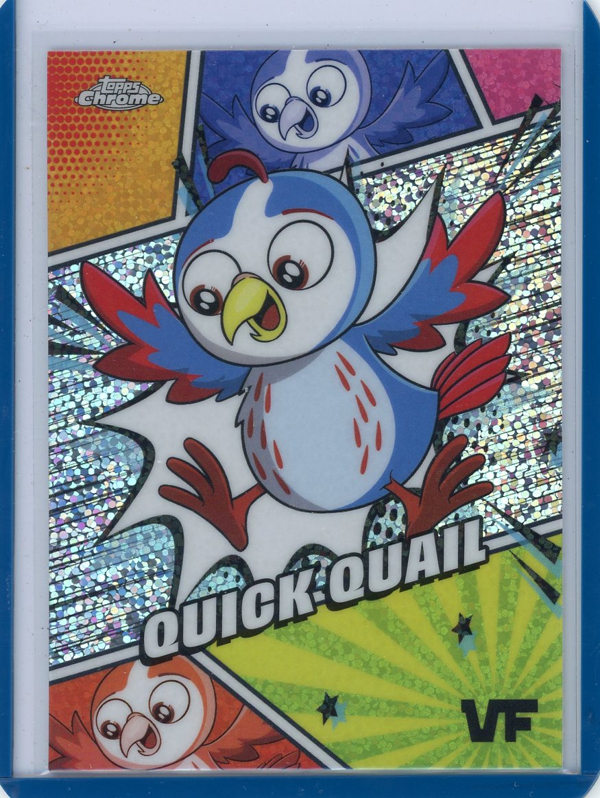 Quick Quail 2025 Topps Chrome VeeFriends Manga Speckle refractor