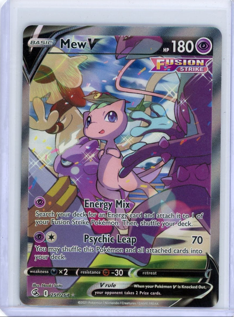 Mew V Pokémon Fusion Strike Alternate Full-Art 