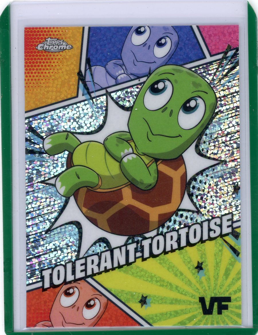 Tolerant Tortoise 2025 Topps Chrome VeeFriends Manga Speckle refractor