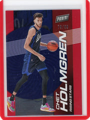 Chet Holmgren 2024 Panini Player of the Day Rising Stars red #'d 79/99