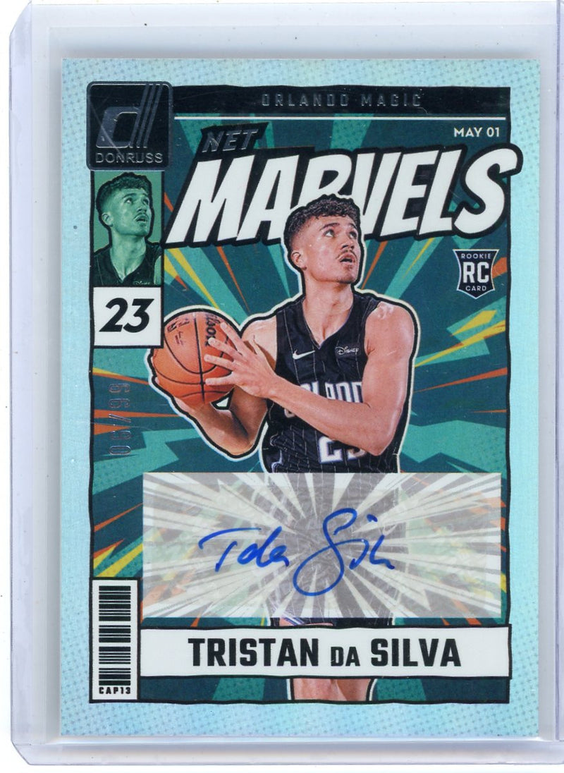 Tristan Da Silva 2024 Panini Donruss Net Marvels Rookie Autograph 