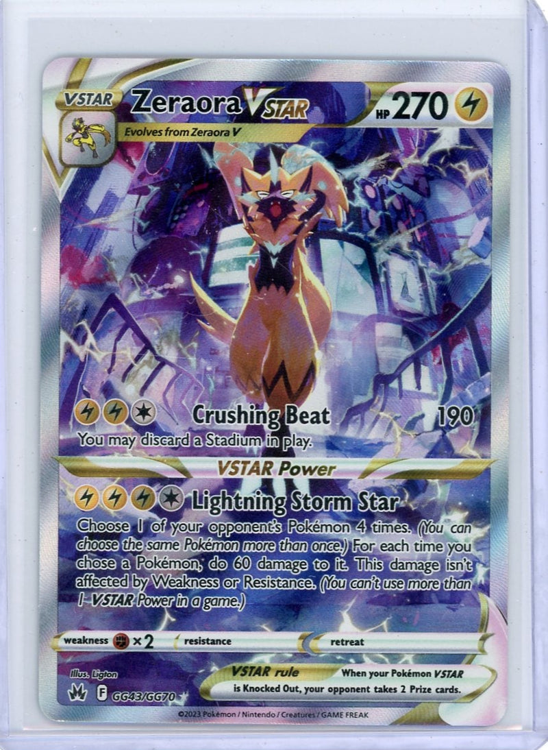 Zeraora Vstar Pokémon Crown Zenith Galarian Gallery 