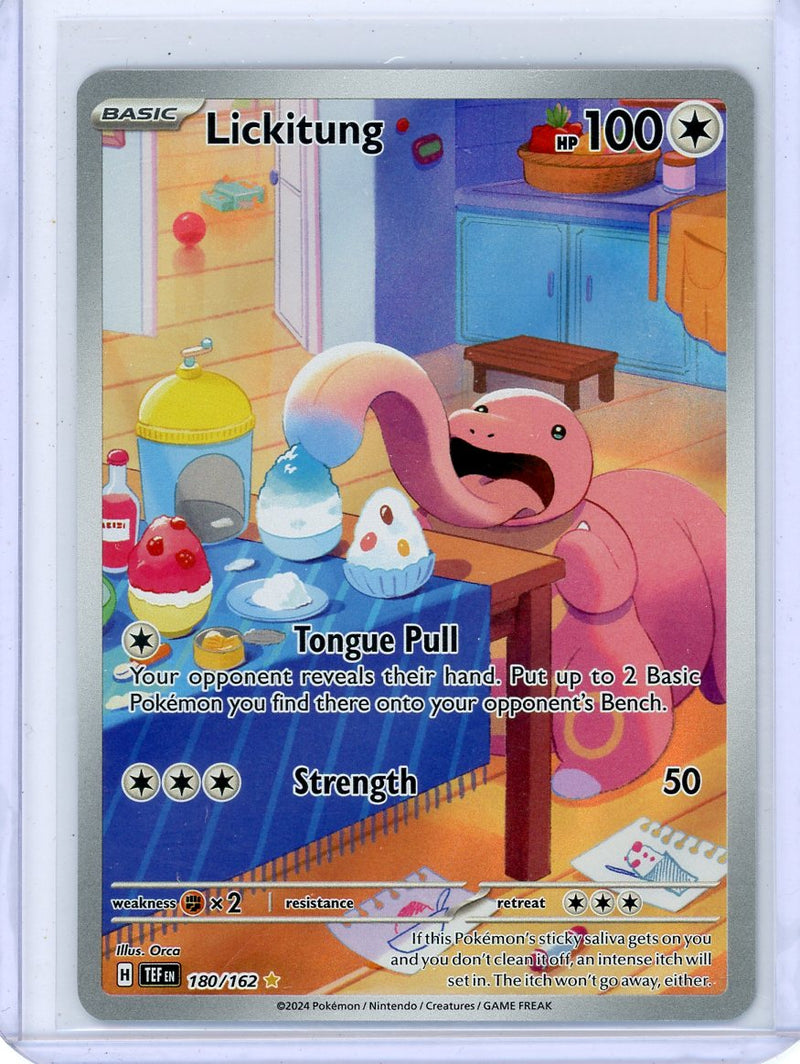 Lickitung Pokémon Temporal Forces Illustration Rare 