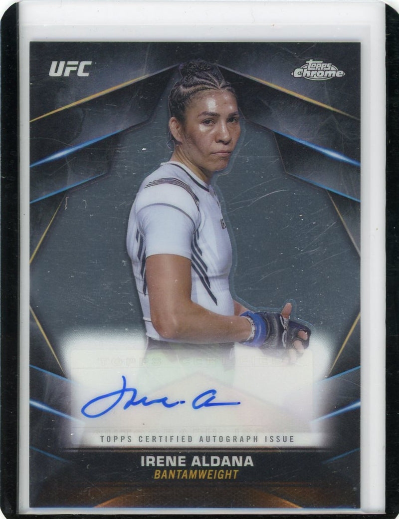 Irene Aldana 2024 Topps Chrome UFC autograph