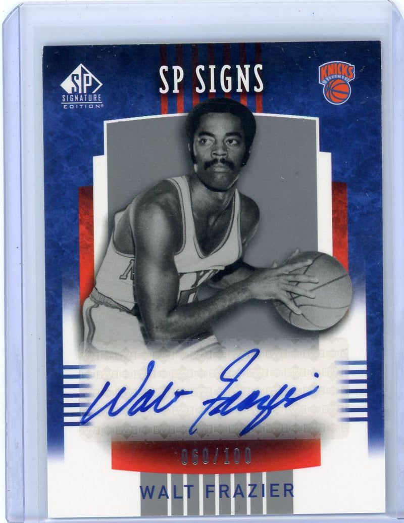 Walt Frazier 2004-05 Upper Deck SP Signature Edition Autograph 