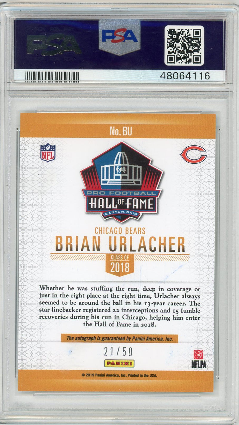 Brian Urlacher 2019 Panini National Convention VIP Pary HoF Autograph 