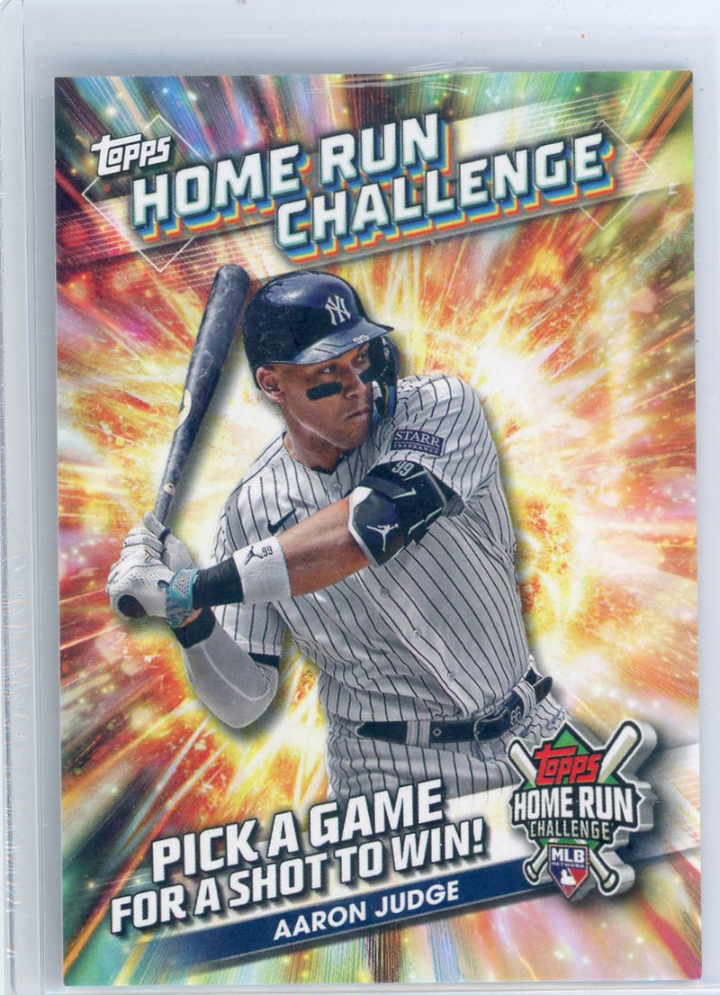 Aaron Judge 2024 Topps Series 1 HR Derby Challenge unused