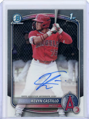 Kevyn Castillo 2025 1st Bowman Chrome autograph