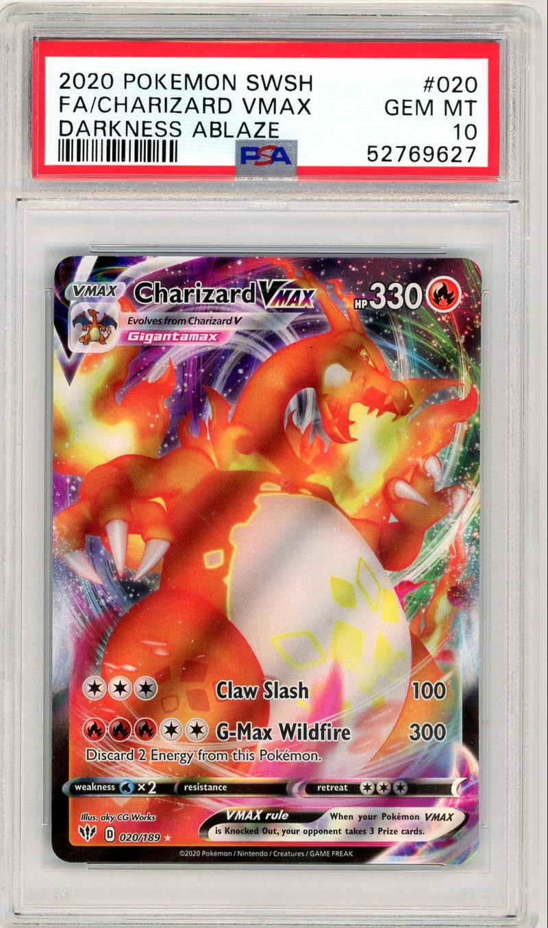 Charizard VMAX Pokémon Darkness Ablaze Ultra Rare 