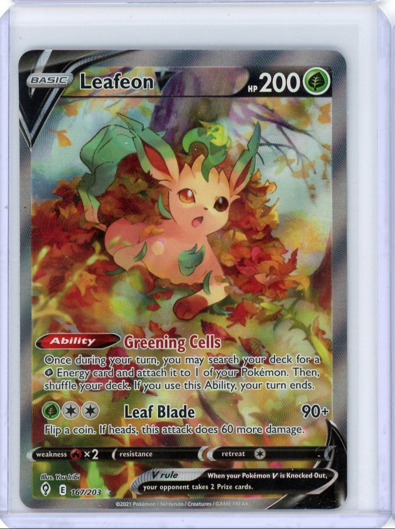 Leafeon V Pokémon Evolving Skies Alternate Full-Art 