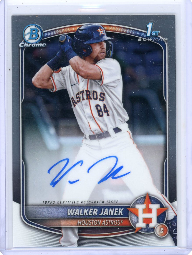 Walker Janek 2025 1st Bowman Chrome autograph