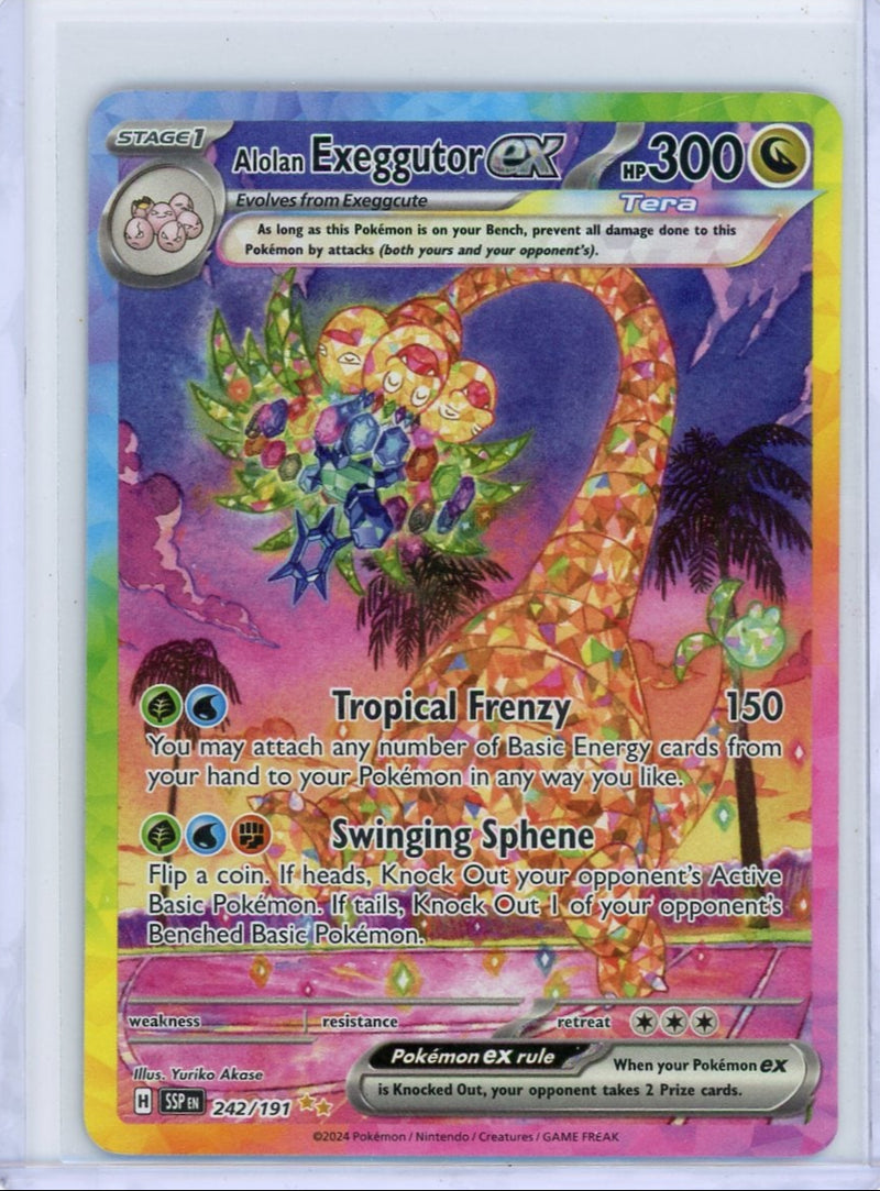 Alolan Exeggutor ex Pokémon Surging Sparks Special Illustration Rare 