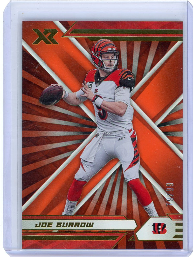 Joe Burrow 2021 Panini XR orange 