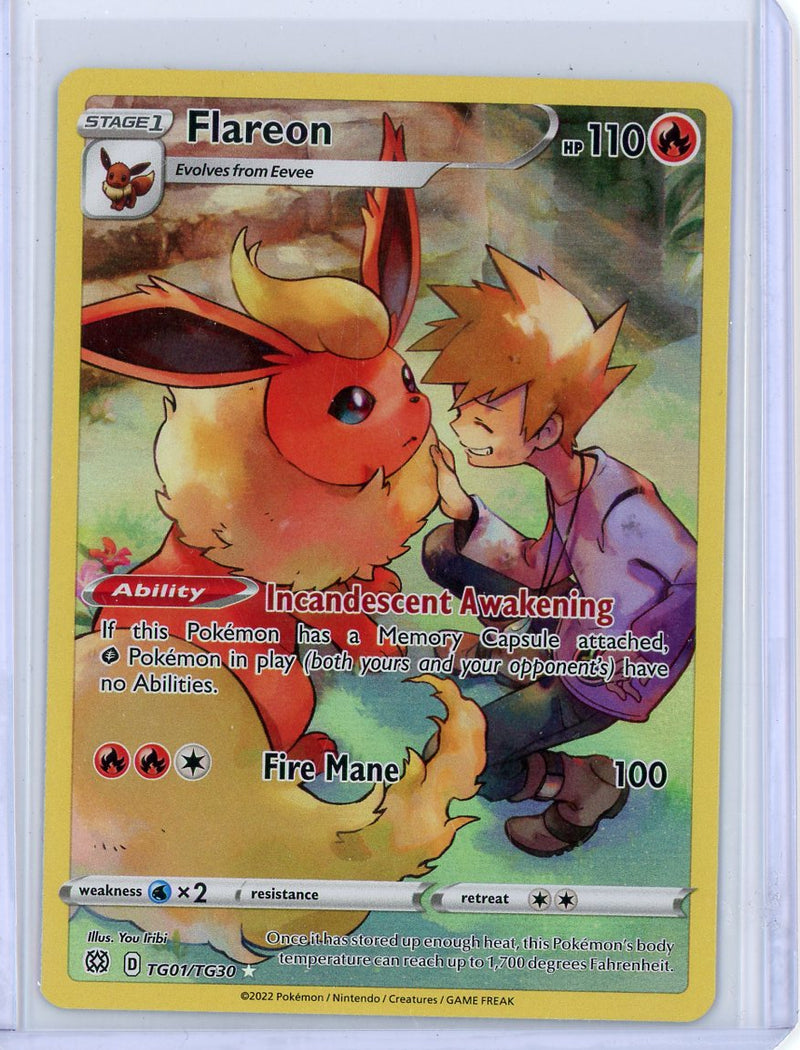 Flareon 2022 Pokemon Trainer Gallery rare holo TG01/TG30