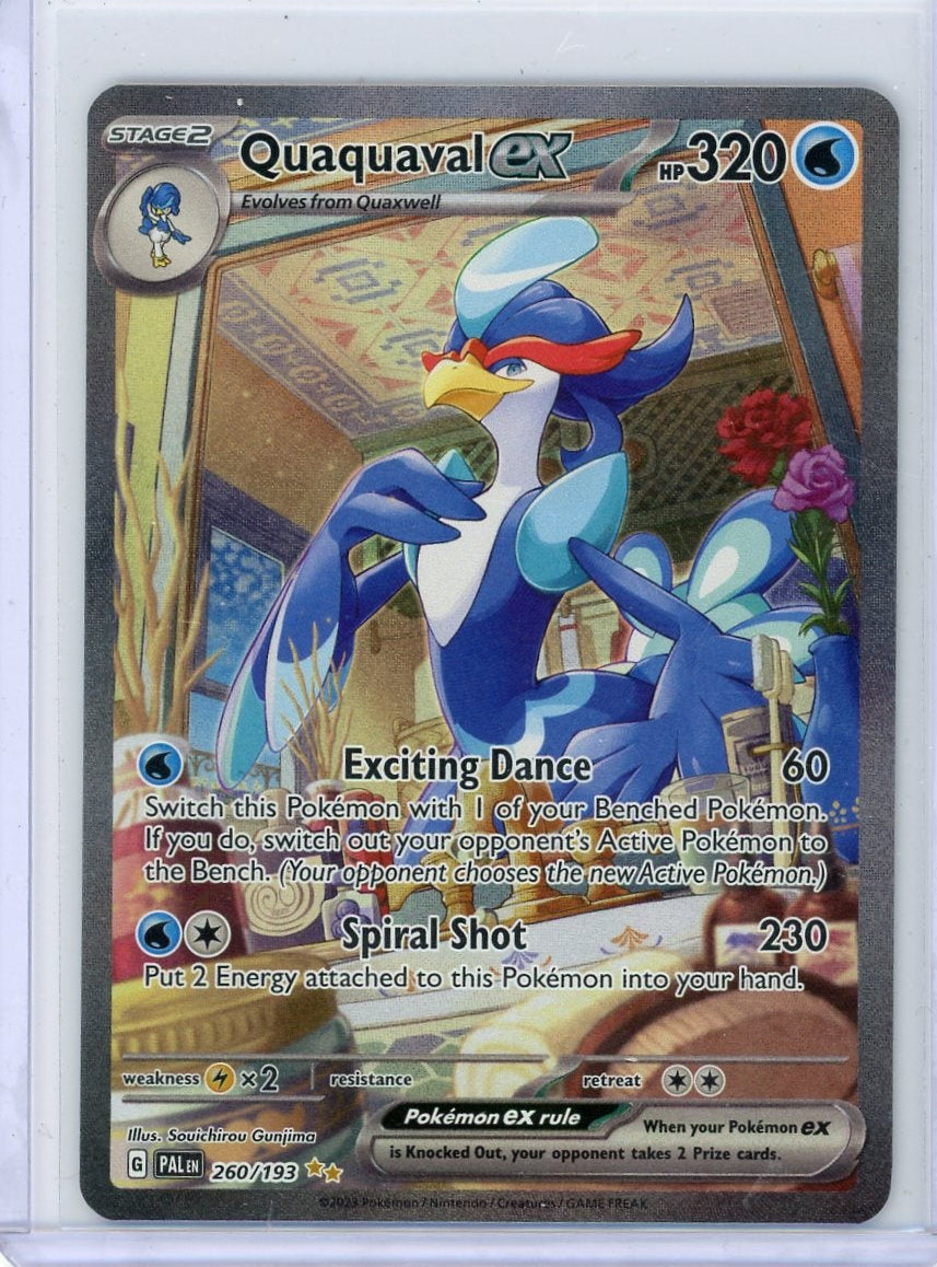 Quaquaval ex Pokémon Paldea Evolved Special Illustration Rare #260/193