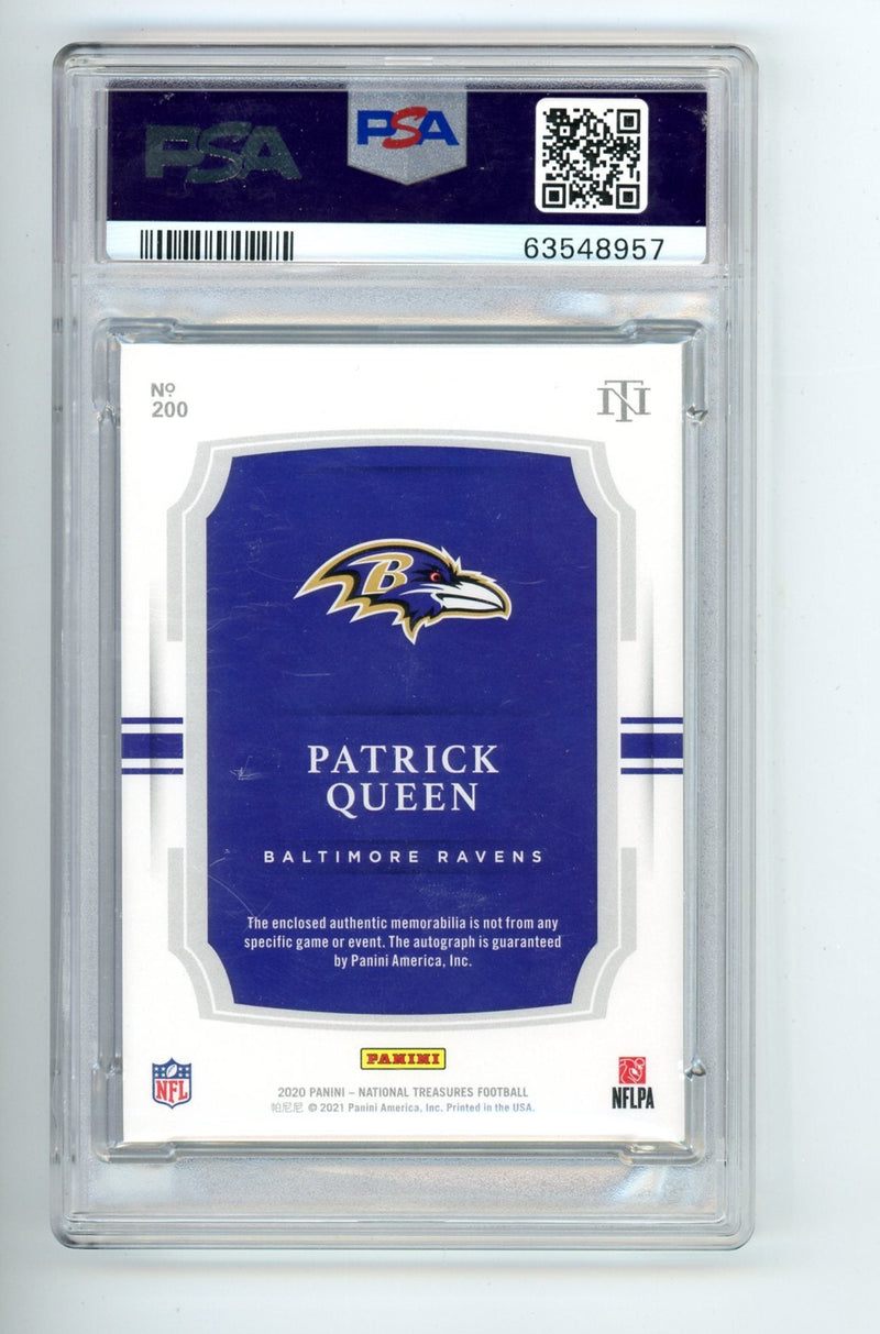 Patrick Queen 2020 Panini National Treasures RPA 