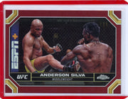 Anderson Silva 2024 Topps Chrome UFC magenta refractor