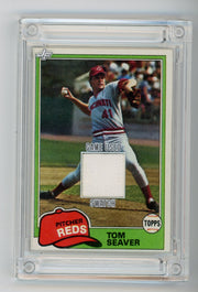 Tom Seaver 2024 Jersey Fusion '81 Topps game-used swatch/jersey relic