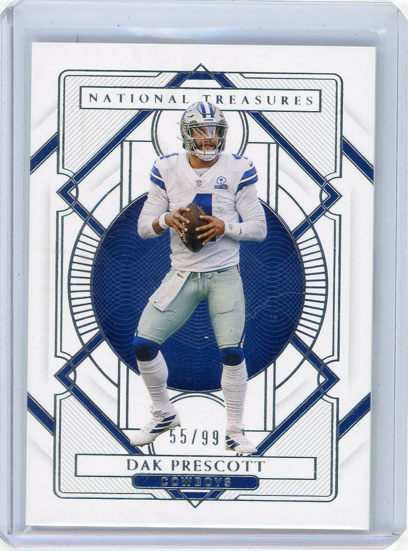 Dak Prescott 2020 Panini National Treasures silver 