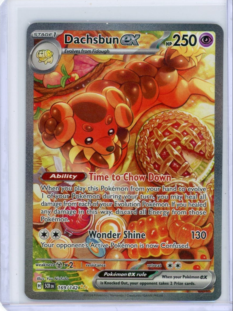 Dachsbun ex Pokémon Stellar Crown Special Illustration Rare 