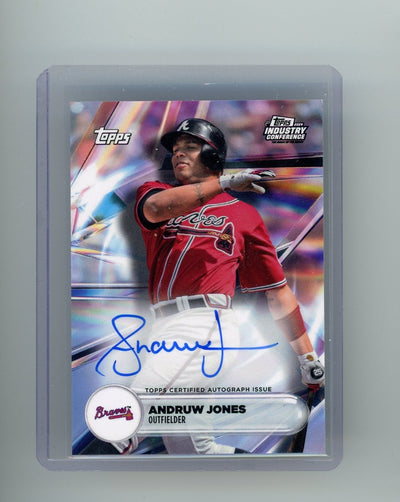 Andruw Jones 2024 Topps Industry Conference Exclusive Promo autograph