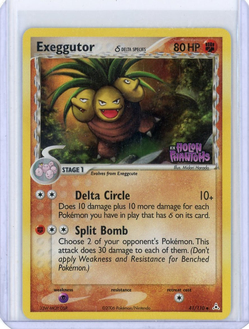 Exeggutor 2006 Pokemon EX Holon Phantoms Reverse holo 41/110