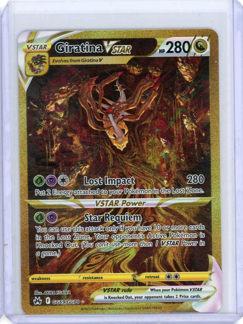 Giratina Vstar Pokémon Crown Zenith Gold Galarian Gallery 