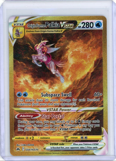 Origin Forme Palkia Vstar Pokémon Crown Zenith Gold Galarian Gallery #GG67/GG70